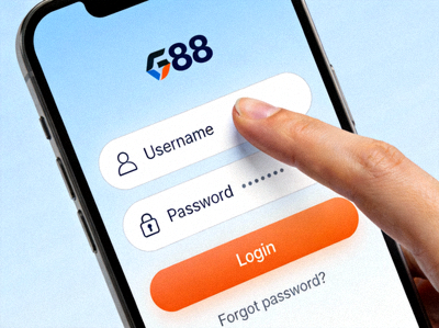 Langkah kedua memasukkan username dan password di form login M88 Mobile
