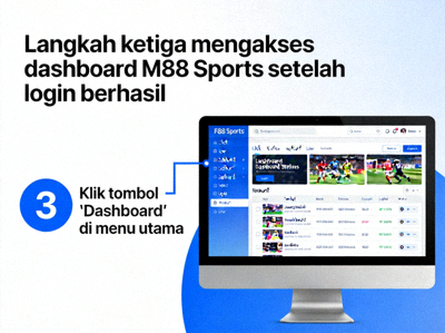 Langkah ketiga mengakses dashboard M88 Sports setelah login berhasil